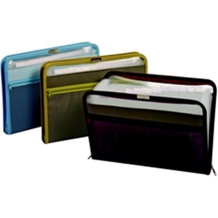 Fabric Zip Files  13 Pocket  Letter