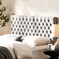 thumbnail image 1 of Fabric material | Smooth texture | Queen bed in bedroom, 1 of 2