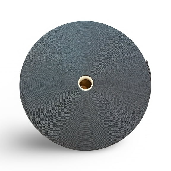 FabricLA 1" Elastic Strap for Waistbands | Black Knitted Elastic 1 inch | 10 Yards | Made in USA