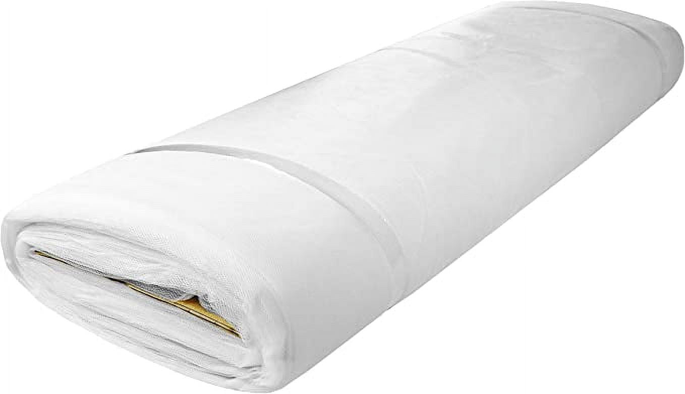 Cali Fabrics  White 108 Tulle