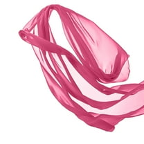 FabricLA 100% Polyester Chiffon Fabric - 58/60" Inches (152 CM) Wide - Lightweight Chiffon Sheer Fabric - Perfect for Venue & Wedding - Chiffon Fabric by The Yard - Bubblegum, 5 Continuous Yards