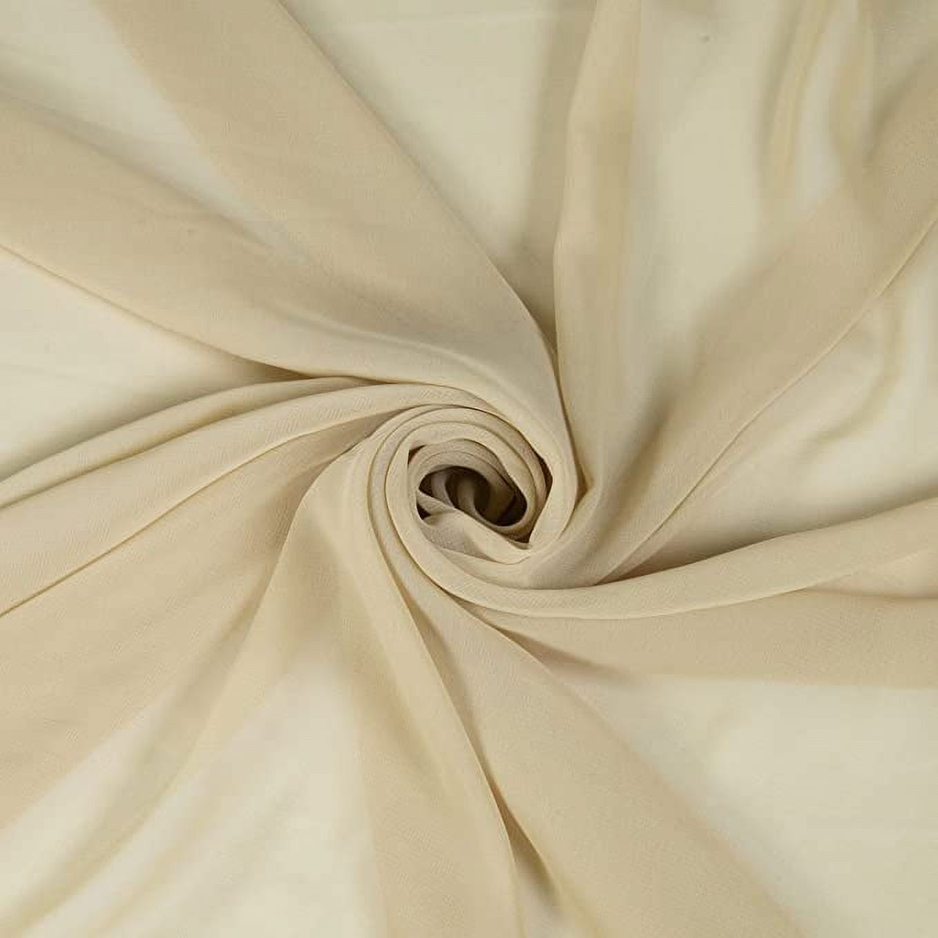Poly best sale chiffon material