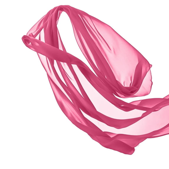 FabricLA 100% Polyester Chiffon Fabric - 58/60" Inches (152 CM) Wide - Lightweight Chiffon Sheer Fabric - Perfect for Venue & Wedding - Chiffon Fabric by The Yard - Bubblegum, 2 Continuous Yards