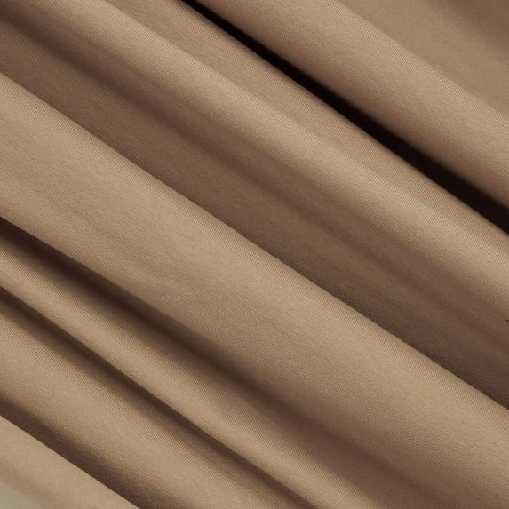 FabricLA Turkish Cotton Spandex Jersey Knit Fabric 190 GSM - 60" Inches Wide & Stretch Upto 2" Inches - Use Our 4 Way Stretch Fabric for Leggings, Active Wear, Tops, T-Shirts - Khaki, 2 Yards