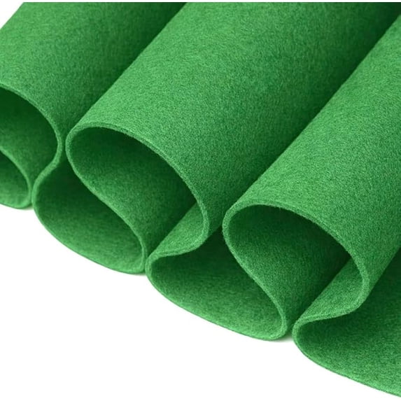 FabricLA Acrylic Felt Fabric - 72" Inch Wide 1.6mm Thick Felt by The Yard - Use Felt Sheets for Sewing, Cushion and Padding, DIY Arts & Crafts - Green, 20 Yard