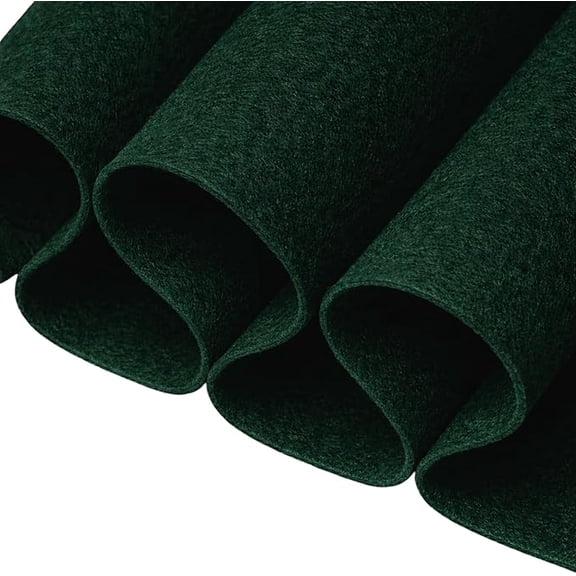 FabricLA Acrylic Felt Fabric - 72" Inch Wide 1.6mm Thick Felt by The Yard - Use Felt Sheets for Sewing, Cushion and Padding, DIY Arts & Crafts - Hunter Green, 1 Yard