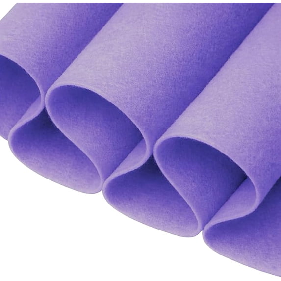 FabricLA Acrylic Felt Fabric - 72" Inch Wide 1.6mm Thick Felt by The Yard - Use Felt Sheets for Sewing, Cushion and Padding, DIY Arts & Crafts - Lavender, 1 Yard