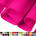 thumbnail image 1 of FabricLA Acrylic Felt Fabric - 72" Inch Wide 1.6mm Thick Felt by The Yard - Use Felt Sheets for Sewing, Cushion and Padding, DIY Arts & Crafts - Neon Pink, 2 Yard, 1 of 7
