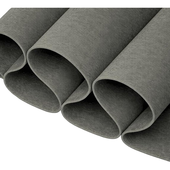 FabricLA Acrylic Felt Fabric - 72" Inch Wide 1.6mm Thick Felt by The Yard - Use Felt Sheets for Sewing, Cushion and Padding, DIY Arts & Crafts - Platinum Grey, 9 Yard
