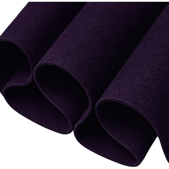 FabricLA Acrylic Felt Fabric - 72" Inch Wide 1.6mm Thick Felt by The Yard - Use Felt Sheets for Sewing, Cushion and Padding, DIY Arts & Crafts - Purple, 5 Yard