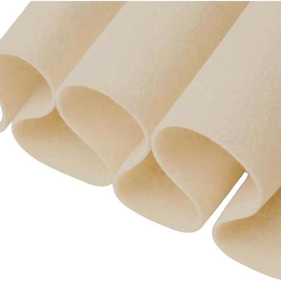 FabricLA Acrylic Felt Fabric - 72" Inch Wide 1.6mm Thick Felt by The Yard - Use Felt Sheets for Sewing, Cushion and Padding, DIY Arts & Crafts - Sand, 7 Yard