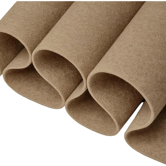 FabricLA Acrylic Felt Fabric - 72" Inch Wide 1.6mm Thick Felt by The Yard - Use Felt Sheets for Sewing, Cushion and Padding, DIY Arts & Crafts - Sandy, 8 Yard