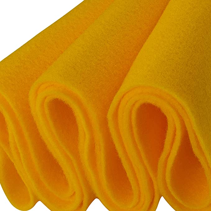 Yellow Felt By The Yard - 36 Wide - Soft Premium Felt Fabric —