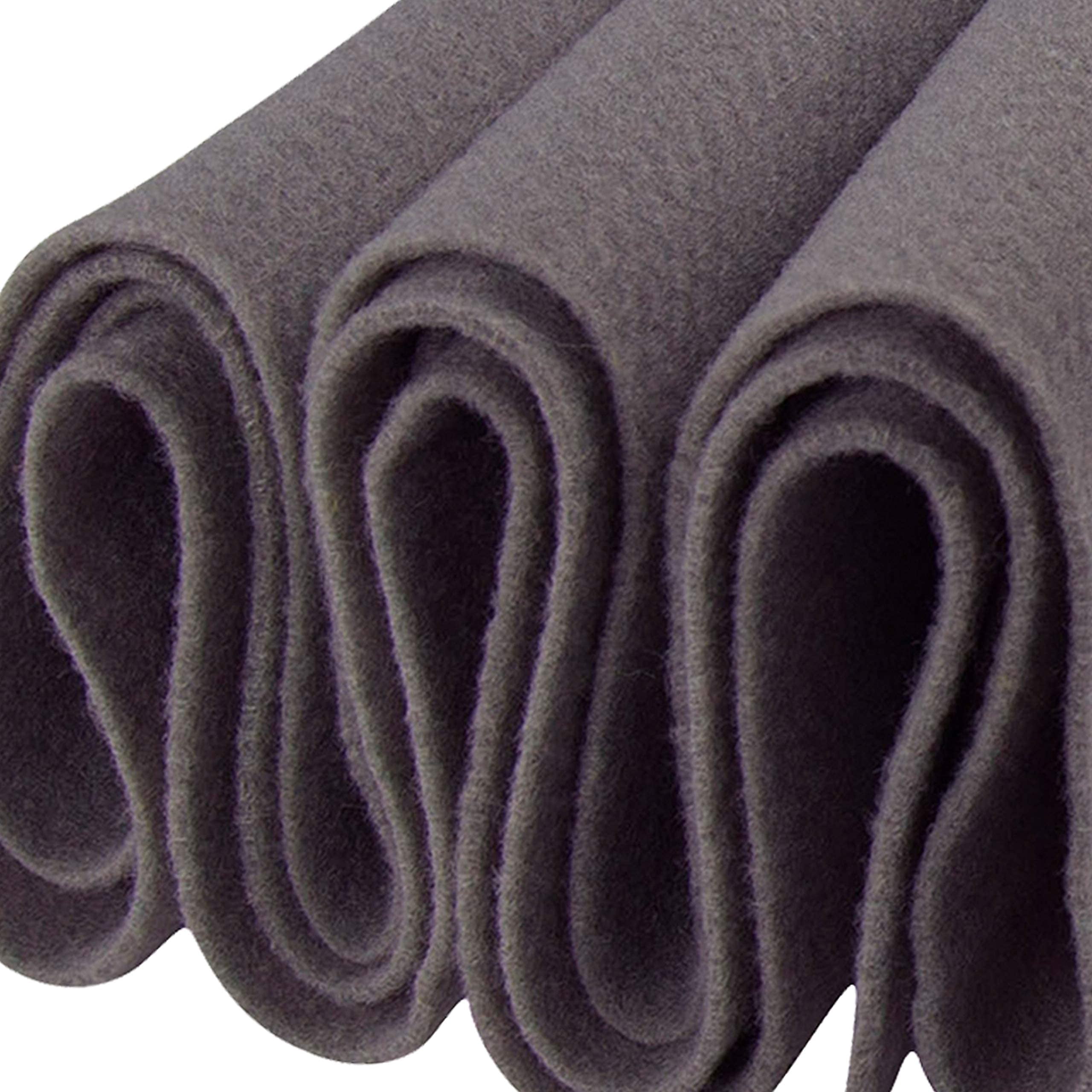 Felt Fabric 72" Inch Wide & 1.6mm Thick Platinium Grey Fabric Non