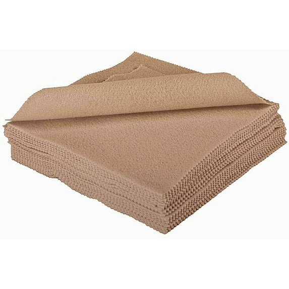 FabricLA Acrylic Felt Fabric - Pre Cut 4"" X 4"" Inches Felt Square Sheet Packs - Use Felt Sheets for DIY Craft, Hobby, Costume and Decoration - Taupe 102 - 42 Pieces