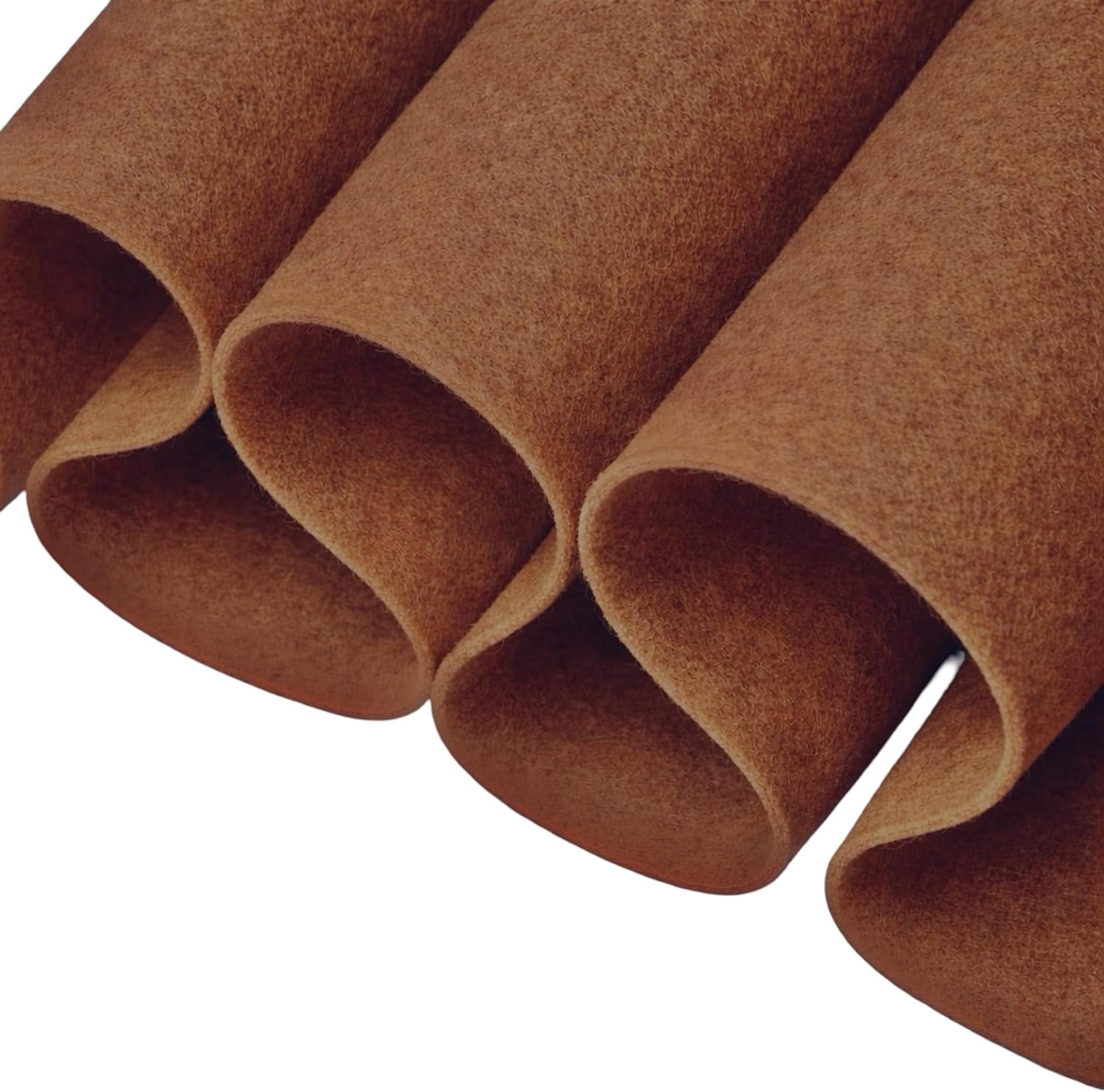FabricLA Acrylic Felt Fabric | Soft, Non-Stiff Material | 72” Wide, 1.6mm Thick | Felt by The Yard for Crafts, Sewing, Padding & DIY Projects | 50 Yards Bolt (Camel)