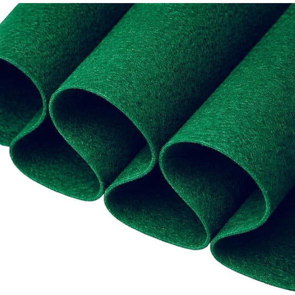 FabricLA Acrylic Felt Fabric | Soft, Non-Stiff Material | 72” Wide, 1.6mm Thick | Felt by The Yard for Crafts, Sewing, Padding & DIY Projects | 50 Yards Bolt (Kelly Green)