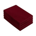 thumbnail image 1 of FabricLA Acrylic Felt Fabric Sheets for Crafts | Precut 9" X 12" Inch (20 cm X 30 cm) Felt Squares | Felt Fabric Sheets for DIY Crafts, Hobby, Costume, and Decoration | Dark Red, 12 Pieces, 1 of 10