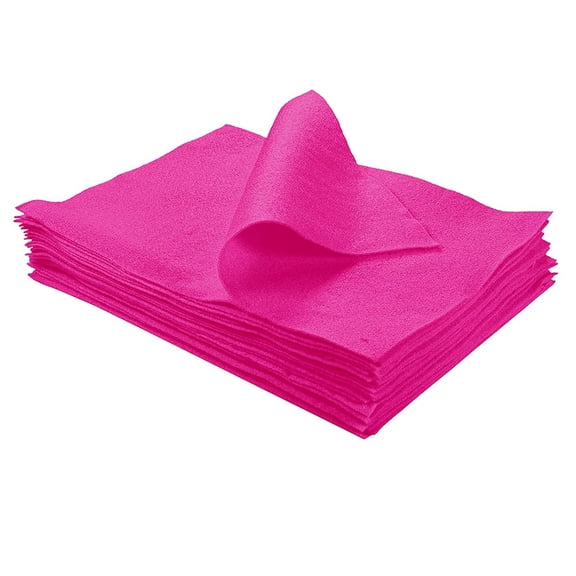 FabricLA Acrylic Felt Sheets for Crafts - Precut 9" X 12" Inches (20 cm X 30 cm) Felt Squares - Use Felt Fabric Craft Sheets for DIY, Hobby, Costume, and Decoration - Fuchsia 321, 4 Pieces
