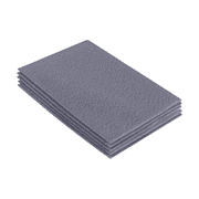 FabricLA Acrylic Felt Sheets for Crafts - Precut 9" X 12" Inches (20 cm X 30 cm) Felt Squares - Use Felt Fabric Craft Sheets for DIY, Hobby, Costume, and Decoration | Grey