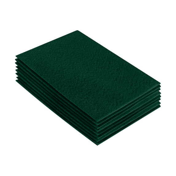 FabricLA Acrylic Felt Fabric Sheets for Crafts | Precut 9" X 12" Inch (20 cm X 30 cm) Felt Squares | Felt Fabric Sheets for DIY Crafts, Hobby, Costume, and Decoration | Hunter Green, 8 Pieces