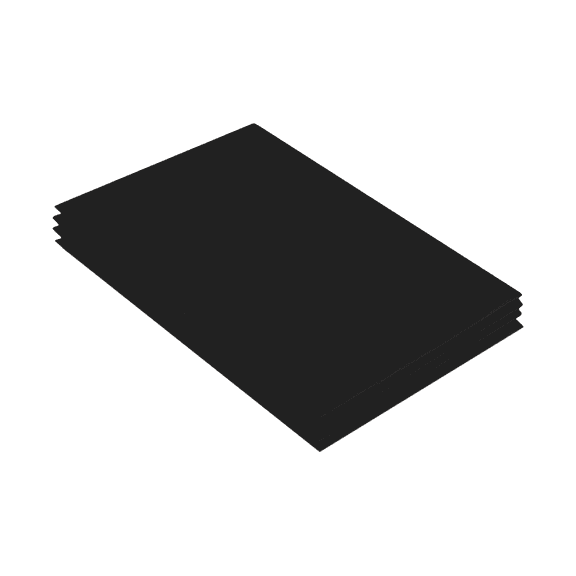 FabricLA Acrylic Felt Sheets for Crafts - Precut 9" X 12" Inches (20 cm X 30 cm) Felt Squares - Use Felt Fabric Craft Sheets for DIY, Hobby, Costume, and Decoration | Black