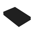 thumbnail image 1 of FabricLA Acrylic Felt Sheets for Crafts - Precut 9" X 12" Inches (20 cm X 30 cm) Felt Squares - Use Felt Fabric Craft Sheets for DIY, Hobby, Costume, and Decoration | Black, 1 of 9