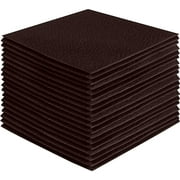 FabricLA Acrylic Felt Sheets for Crafts - Soft Precut 4" X 4" Inches 10cm X 10cm Felt Squares - Use Felt Fabric Craft Sheets for DIY, Hobby, Costume, and Decoration - Brown, 42 Pieces