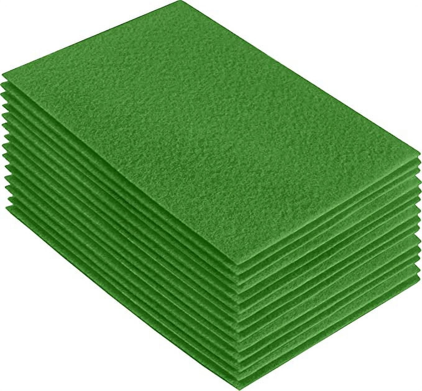Creatology Solid Green Felt Sheets 15 Piece Pack 9 X 12 Arts Crafts New