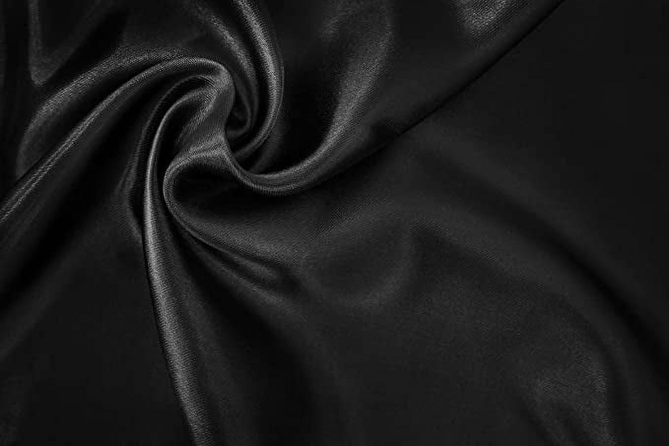 FabricLA Charmeuse Satin Fabric by the Yards 58/60" Inches (150 cm) Wide Satin Silky Fabric