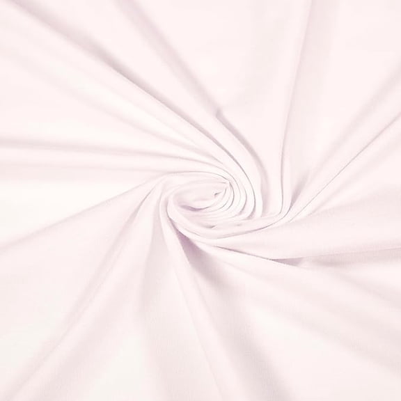 FabricLA Cotton Spandex Jersey Fabric - 10 oz, 4-Way Stretch, 60" Inch Wide by The Yard – Skirts, Tops, T-Shirts - Ivory - 1 Yard