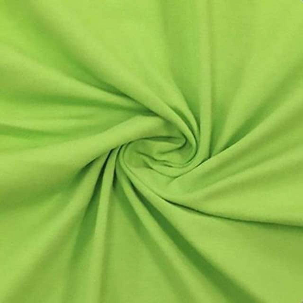 FabricLA Cotton Spandex Jersey Fabric 10 oz, 4Way Stretch, 60" Inch