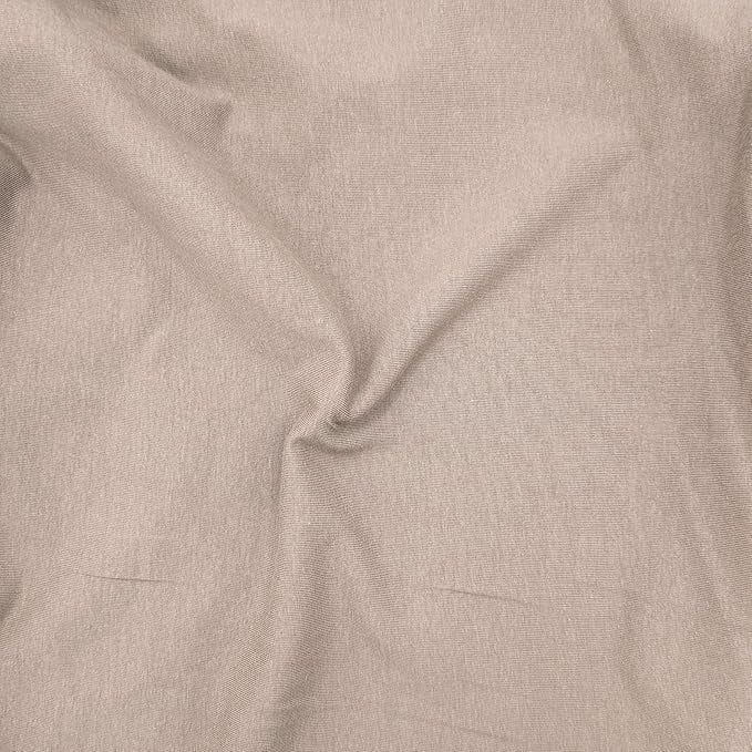 FabricLA Cotton Spandex Jersey Fabric by The Yard - 10 oz 4-Way Stretch Spandex & Cotton Fabric, 60" Wide – Perfect for Skirts, Tops, T-Shirts | COFFEE | Sold in 10 Yard