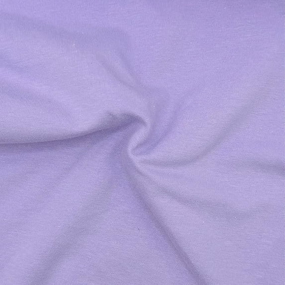 FabricLA Cotton Spandex Jersey Fabric by The Yard - 10 oz 4-Way Stretch Spandex & Cotton Fabric, 60" Wide – Perfect for Skirts, Tops, T-Shirts | LAVENDER | Sold in 40 Yard