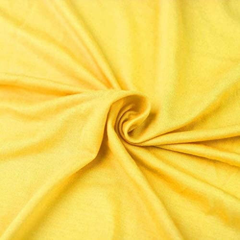 FabricLA Cotton Spandex Jersey Fabric - 10 oz, 4-Way Stretch, 60 Inch Wide  by The Yard – Skirts, Tops, T-Shirts - Lt. Denim, 2 Continuous Yards