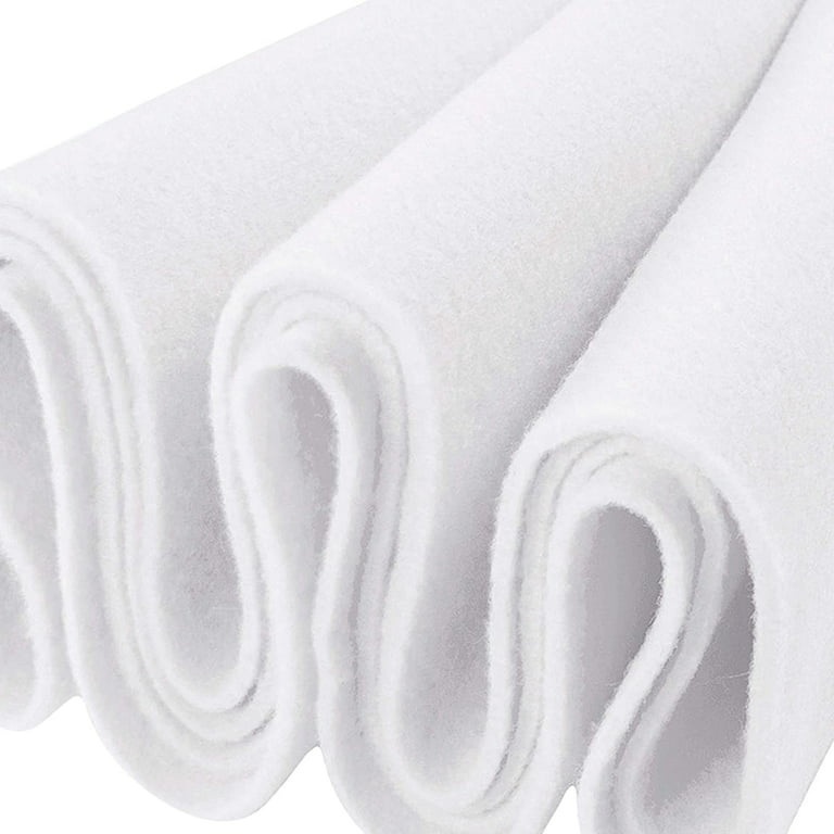 White Felt - White Wool Felt Giant Premium Sheet - 35% Wool Blend - DIY, Sewing, Crafting, Felting - National Nonwovens - 1 36x36 inch XXL White