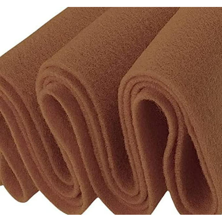 FabricLA Craft Felt Fabric - 72 Inch Wide & 1.6mm Thick Felt Fabric by The  Yard - Use This Soft Felt Roll for Crafts - Felt Material Pack - Camel, 20
