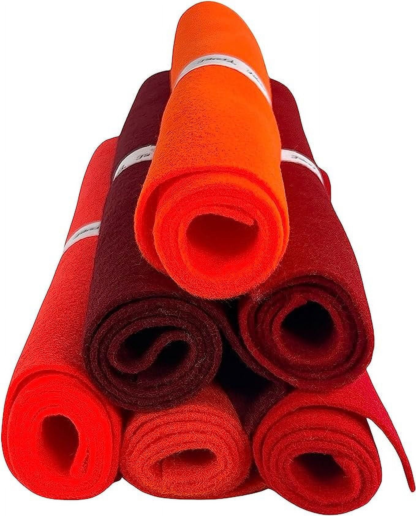 Red Felt 12 x 10 Yard Roll - Soft Premium Felt Fabric