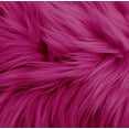 thumbnail image 1 of FabricLA Faux Fur Fabric | 48" Round Circular Fluffy Shaggy Faux Fur Fabric | Use Round Faux Fur for Carpet, Kids Play Mats, Bedroom, Christmas Decoration. (Fuchsia), 1 of 6