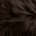 thumbnail image 1 of FabricLA Faux Fur Fabric | 60" Round Circular Fluffy Shaggy Faux Fur Fabric | Use Round Faux Fur for Carpet, Kids Play Mats, Bedroom, Christmas Decoration. (Chocolate), 1 of 6