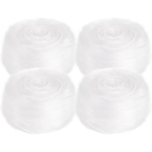 "FabricLA Soft Durable Faux Fur Ribbon Trim - 1"" Wide x 36"" Long - White - Great for Crafts, Sewing, Decorating"