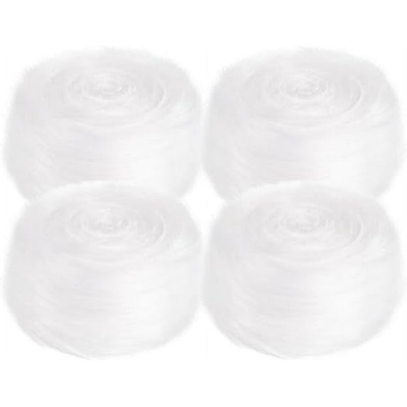 "FabricLA Soft Durable Faux Fur Ribbon Trim - 1"" Wide x 36"" Long - White - Great for Crafts, Sewing, Decorating"