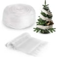thumbnail image 1 of FabricLA Faux Fur Ribbon Trim Fabric - 4" Wide x 72" Long (6 FT) - Soft Christmas Fur Great for Crafting, Sewing, and Decorating - White, 1 of 8