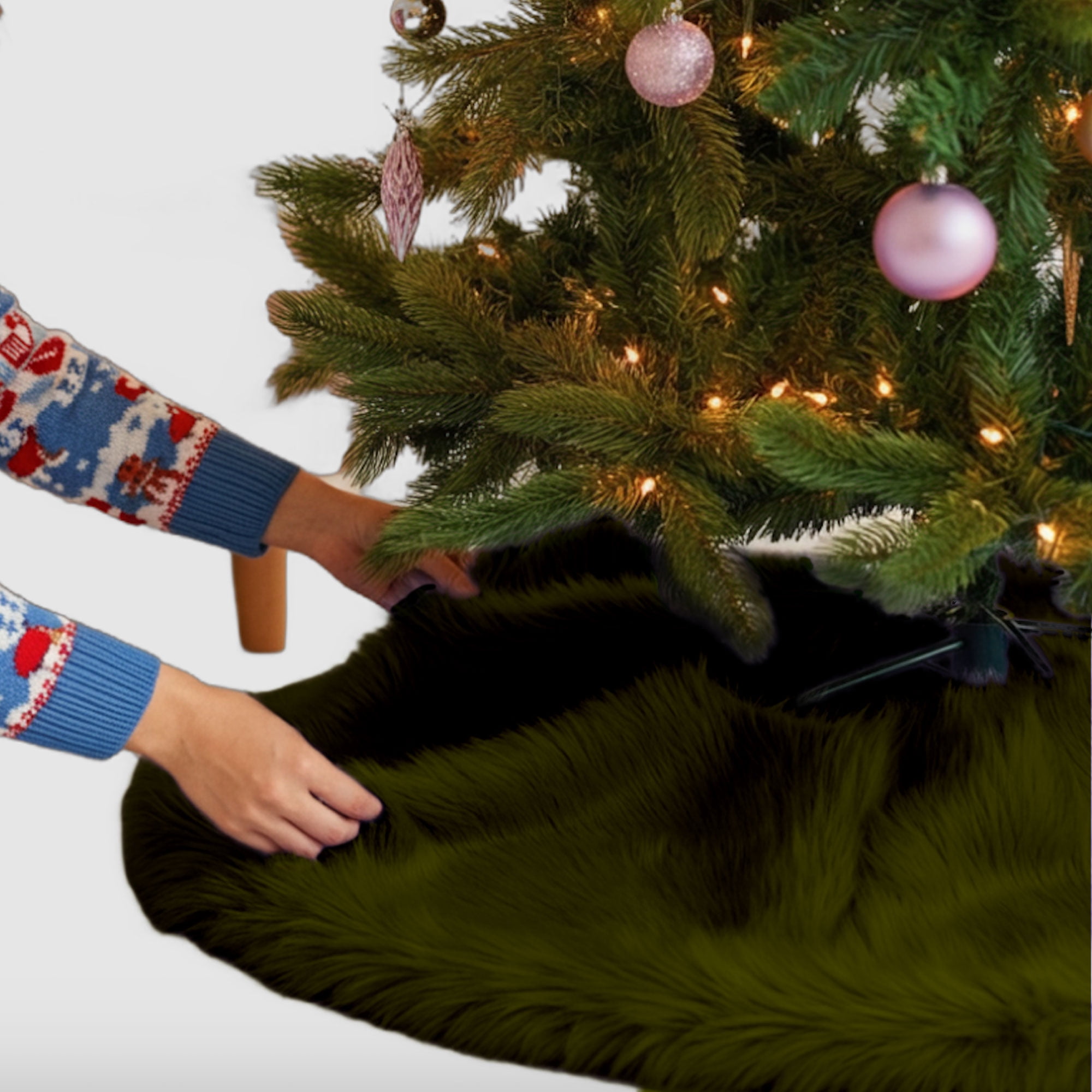 Skirt Faux Fur Tree Skirt