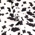 thumbnail image 1 of FabricLA Fleece Fabric by The Yard | 2 Yards 72"X60" Inch Wide | Soft Anti-Pill Polar Fleece | Blanket, Throw, Poncho, Pillow Cover, PJ Pants, Booties, Eye Mask - Cow, 1 of 8