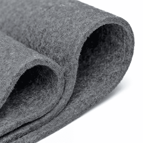 FabricLA Heather Gray Acrylic Felt Fabric - 3.2mm Thick, 60" Wide - Soft, Non-Stiff Craft Felt by The Yard - Ideal for Sewing, DIY Projects, Crafts & Padding - 1 Yard