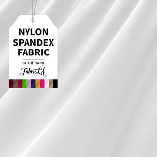FabricLA, 4-Way Stretch Power Mesh Fabric Lightweight Sheer Power Mesh  Nylon Spandex Fabric Mesh, 1 Yard, 60 inch Wide