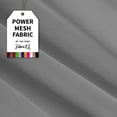 thumbnail image 1 of FabricLA Power Mesh Fabric | 4-Way Stretch Nylon Mesh Fabric | Lightweight Sheer Nylon Spandex Stretch Mesh Fabric | 1 Yard Mesh | 60" inch Wide | Grey, 1 of 8