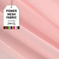 thumbnail image 1 of FabricLA Power Mesh Fabric | 4-Way Stretch Nylon Mesh Fabric | Lightweight Sheer Nylon Spandex Stretch Mesh Fabric | 2 Yards Mesh | 60" inch Wide | Dusty Pink, 1 of 8