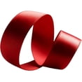 thumbnail image 1 of FabricLA | Satin Ribbon | Red Ribbon 3/8" Wide x 100 Yards | Single Face Satin Ribbon | Liston Rojo | Polyester Fabric Ribbon for Bows Bouquet, Gift Wrapping, Floral Arrangement, 1 of 8